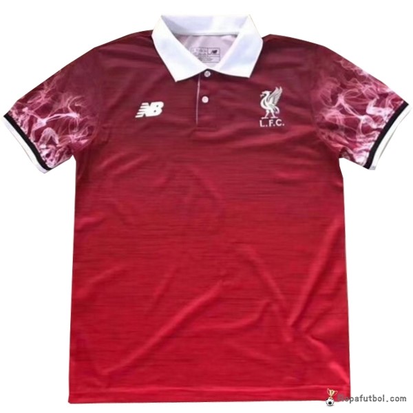 Polo Liverpool 2016/17 Rojo Blanco